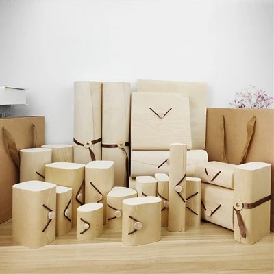 An bwa/bwa Birch bwat mou pou linèt/te/depo kado/anbalaj