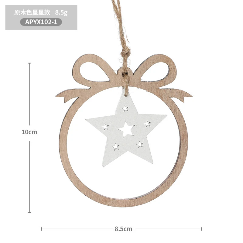 Dekoratif Nwèl Tree Pendant